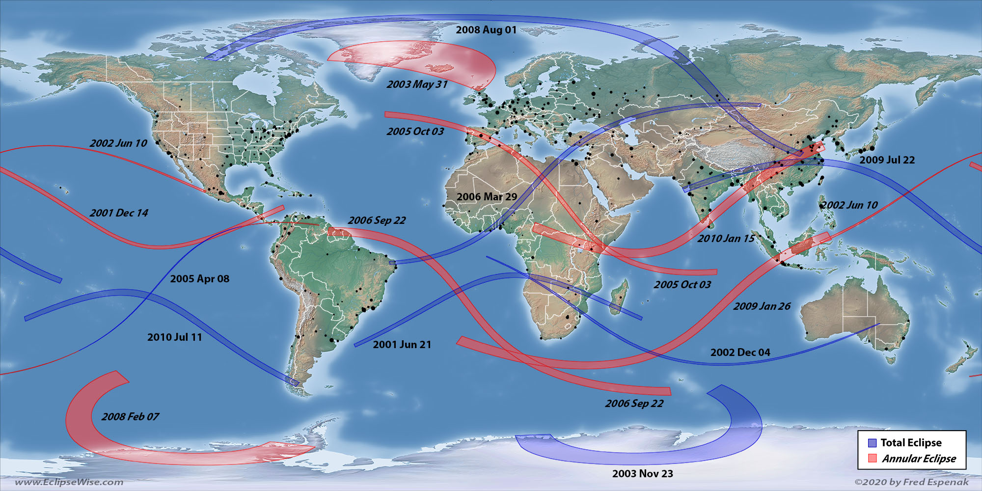 eclipse map