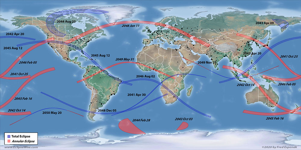 eclipse map