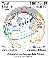 eclipse map